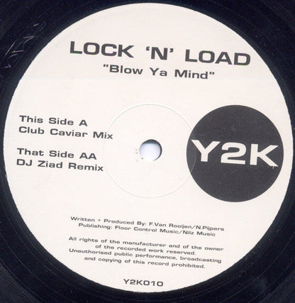 Lock 'N' Load - Blow Ya Mind (VINYL 12" Y2K Y2K010 2000) | USED Excellent (EX) Near Mint (NM)--