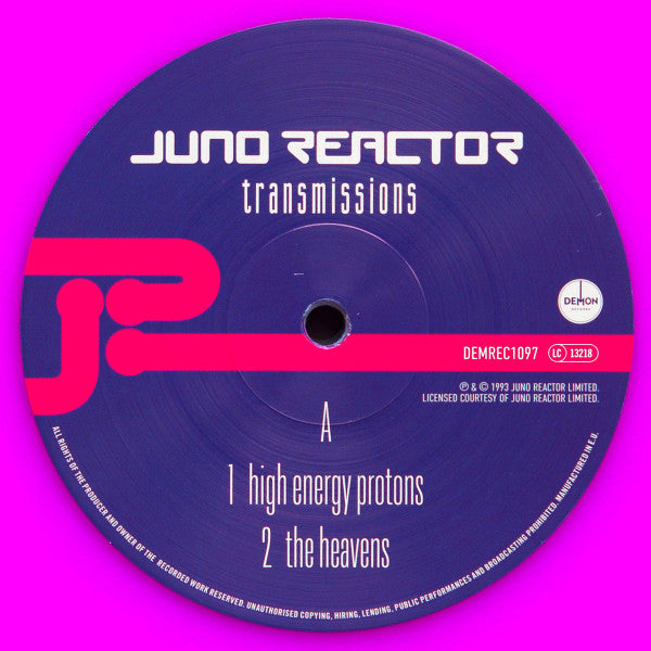 Juno Reactor - Transmissions (2X Purple Vinyl) | Mint (M) Mint (M)-