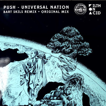 PUSH - Universal Nation (Bart Skils Remix + Original Mix)(TRANSLUCENT BLUE VINYL) | Mint (M) Mint (M)-