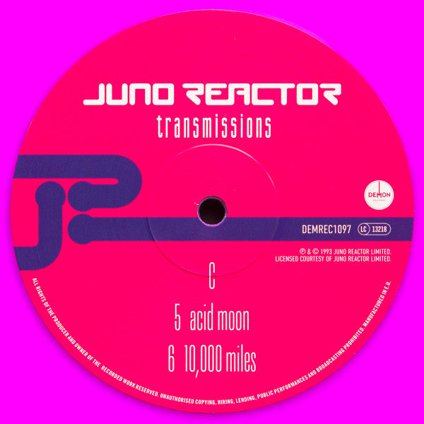 Juno Reactor - Transmissions (2X Purple Vinyl) | Mint (M) Mint (M)-