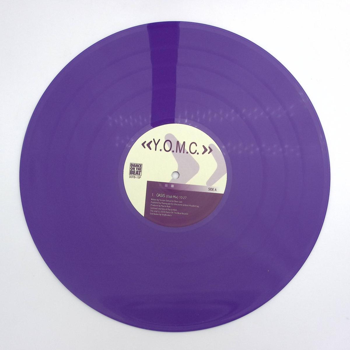 Y.O.M.C. - Oasis / Great Feelings (PURPLE VINYL 12" Dance On The Beat DOTB-15P) | NEW Mint (M) Mint (M)-
