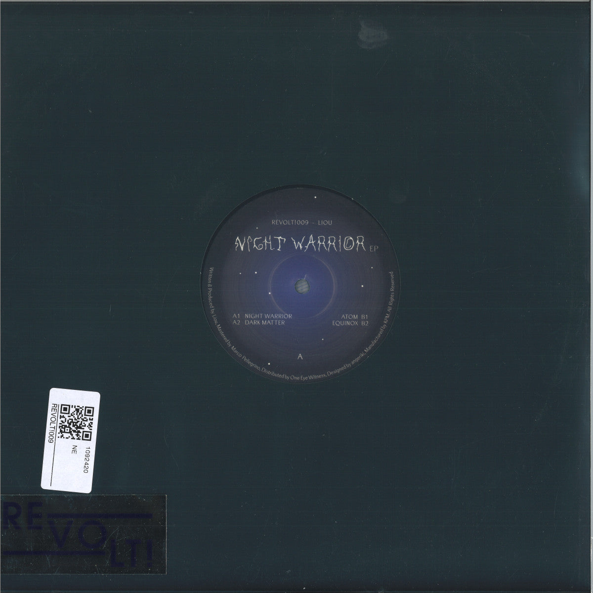 Liou - Night Warrior EP (VINYL 12" Revolt REVOLT!009) | NEW-