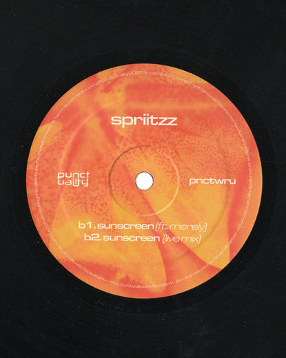 Spriitzz - Where R U / Sunscreen (VINYL 12") | Mint (M) Mint (M)-