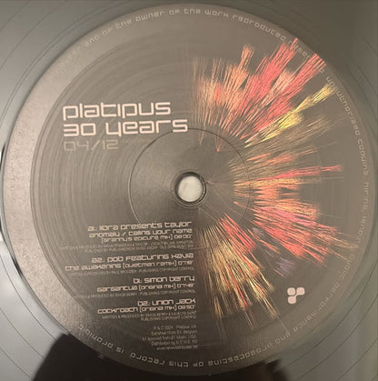 Platipus 30 Years 04/12 (VINYL 12") | Mint (M) Mint (M)-