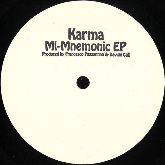 Karma - Mi-Mnemonic (VINYL 12") | Mint (M) Mint (M)-