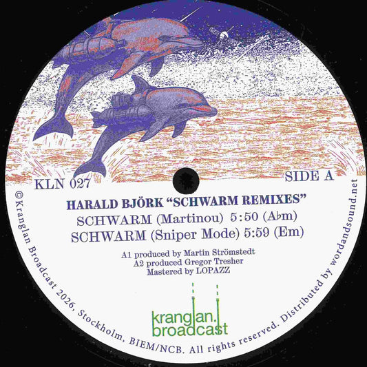Harald Björk - SCHWARM Remixes (VINYL 12" Kranglan Broadcast KLN027) | NEW Mint (M) Mint (M)-