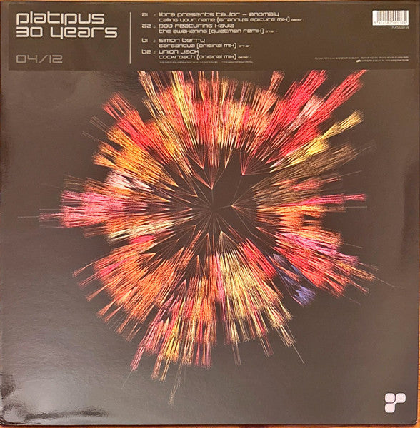 Platipus 30 Years 04/12 (VINYL 12") | Mint (M) Mint (M)-