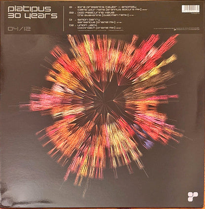 Platipus 30 Years 04/12 (VINYL 12") | Mint (M) Mint (M)-