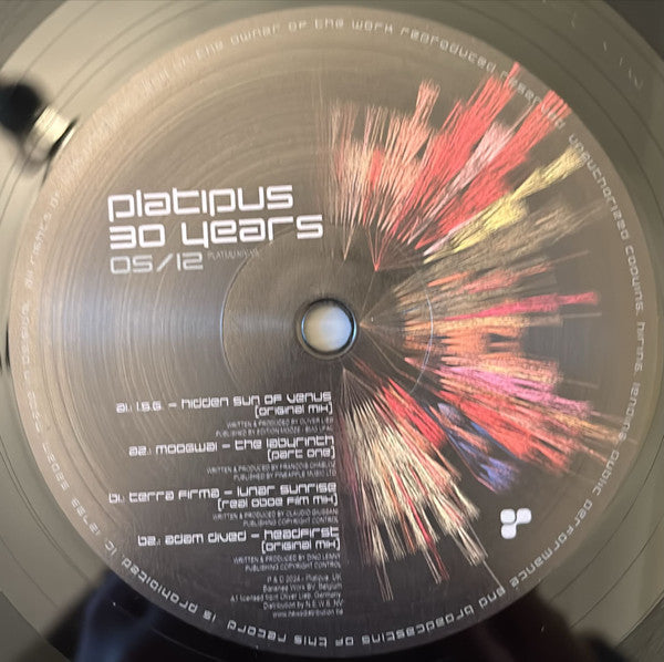 Various - Platipus 30 Years 05/12 (VINYL) | Mint (M) Mint (M)-