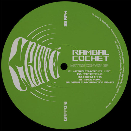 Rambal Cochet - Matrix Convoy EP (12" VINYL) | Mint (M) Mint (M)-