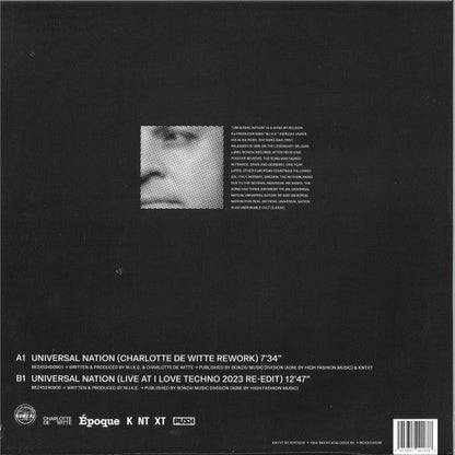 Universal Nation (Charlotte de Witte Rework) | Mint (M) Mint (M)-