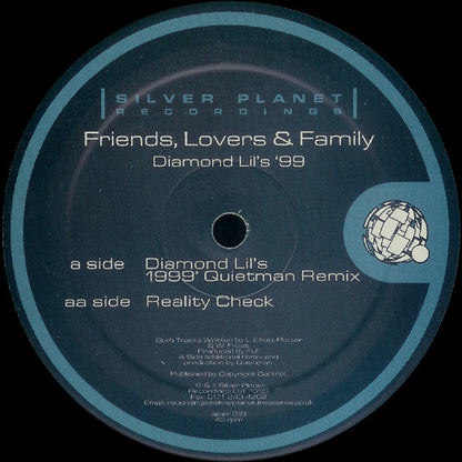 Friends, Lovers & Family - Diamond Lil's '99 | Excellent (EX) Very Good Plus (VG+)--