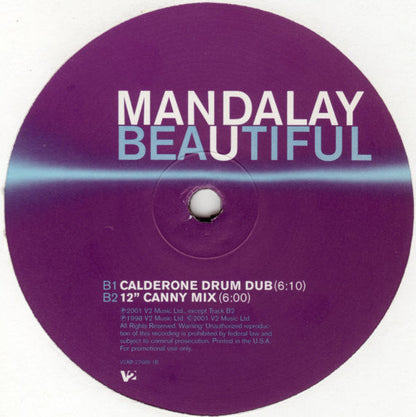 Mandalay - Beautiful | Excellent (EX) Very Good Plus (VG+)--