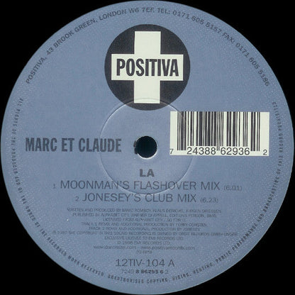 Marc Et Claude - La (VINYL LP) | Excellent (EX) Excellent (EX)-