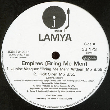 Lamya - Empires (Bring Me Men) (VINYL) | Near Mint (NM) Excellent (EX)-