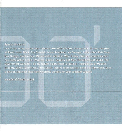 John '00' Fleming - For Your Ears Only (CD) | Near Mint (NM) Near Mint (NM)-