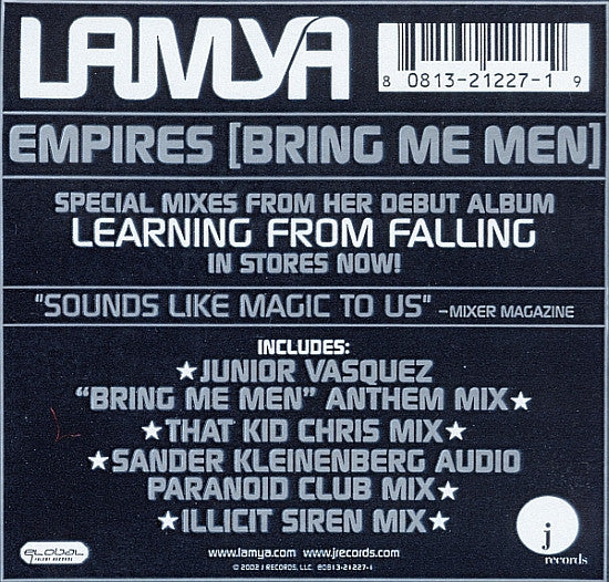 Lamya - Empires (Bring Me Men) (VINYL) | Near Mint (NM) Excellent (EX)-
