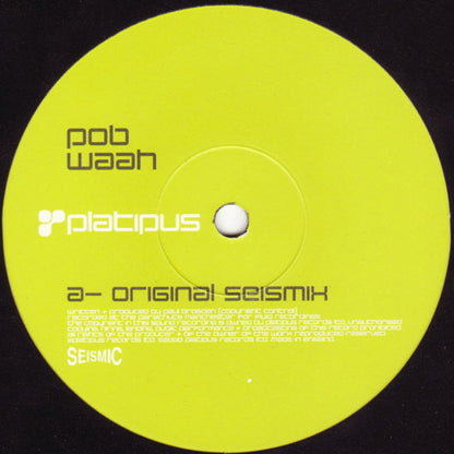 Pob - Waah (12" VINYL) | Very Good (VG)-