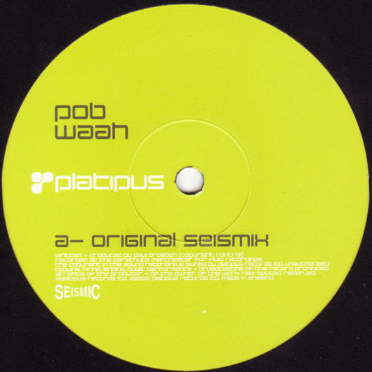 Pob - Waah (12" VINYL) | Very Good (VG)-