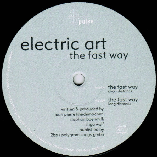 Electric Art - The Fast Way | Very Good Plus (VG+) Very Good (VG)--