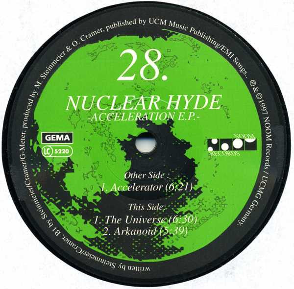 Nuclear Hyde - Acceleration E.P. (12" VINYL) | Very Good (VG) Excellent (EX)--