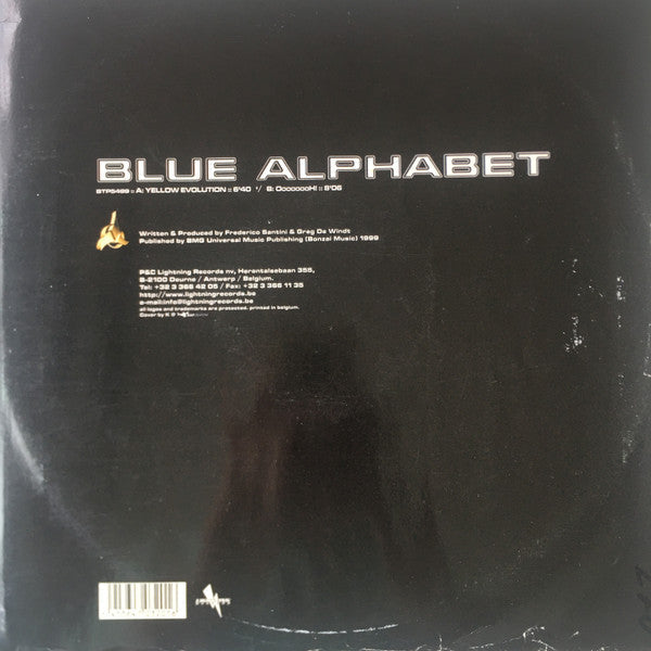 Blue Alphabet - Yellow Evolution | Very Good (VG) Excellent (EX)--