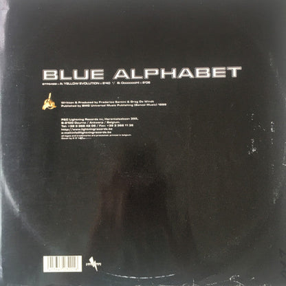Blue Alphabet - Yellow Evolution | Very Good (VG) Excellent (EX)--