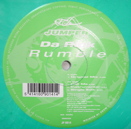 Da Rick - Rumble | Very Good (VG) Very Good Plus (VG+)--