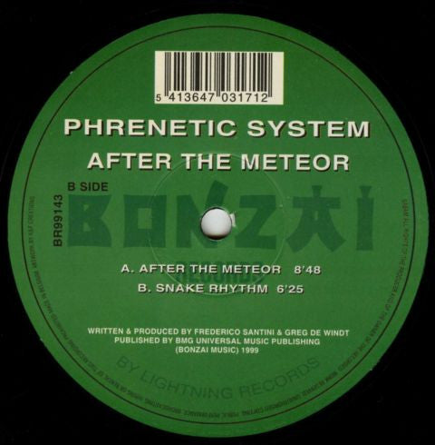 Phrenetic System - After The Meteor | Very Good (VG) Very Good (VG)--