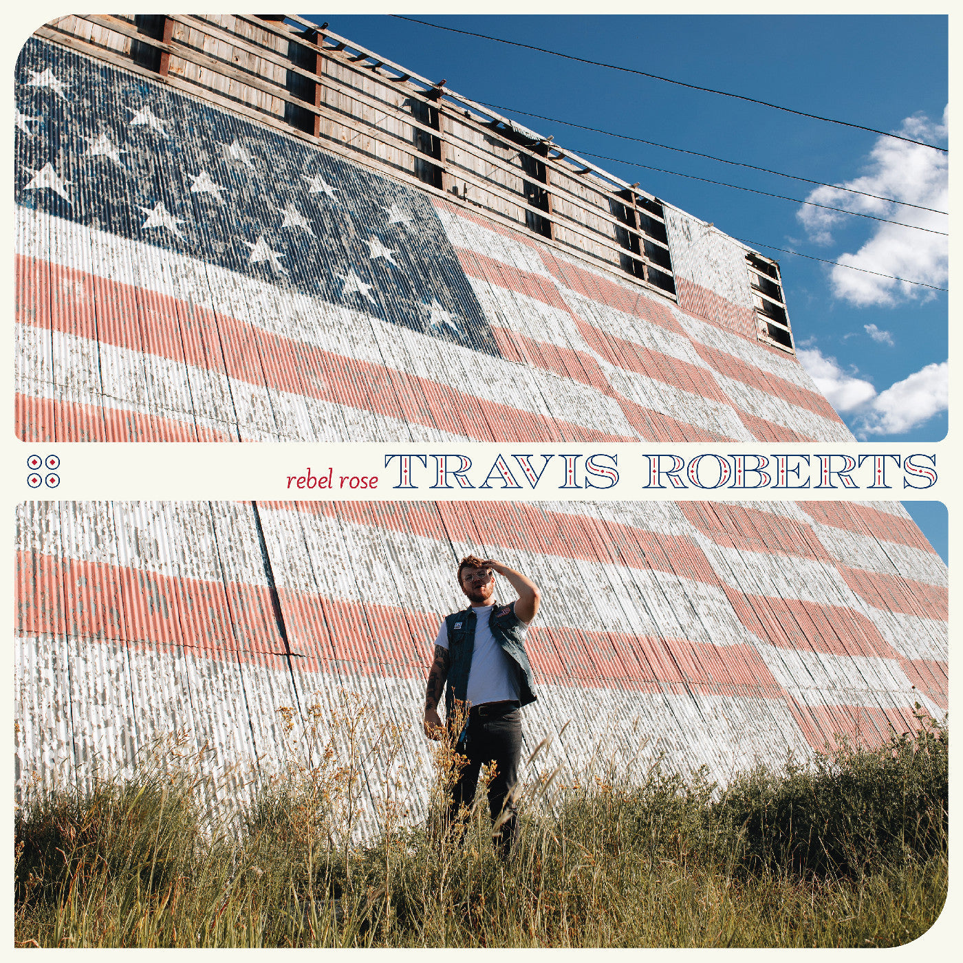 Travis Roberts - Rebel Rose (Red VINYL) | Mint (M) Mint (M)-