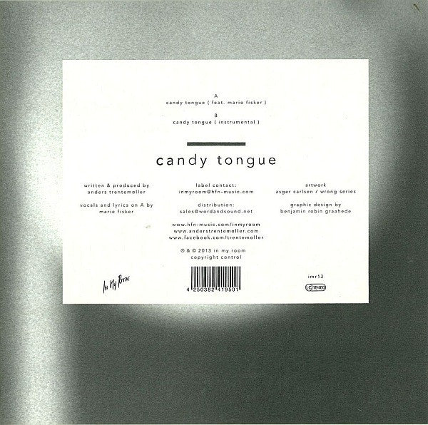 Trentemøller - Candy Tongue (7" VINYL) | Mint (M) Mint (M)-