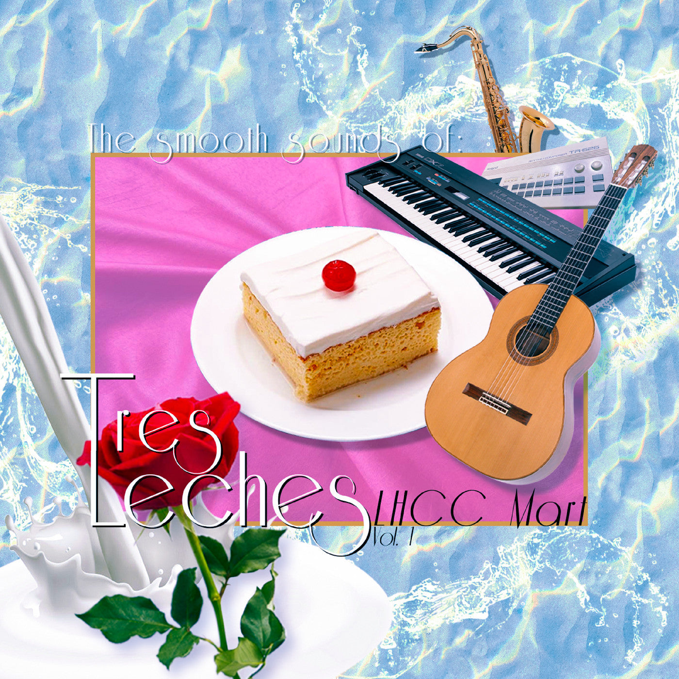 Tres Leches - The Smooth Sounds Of Tres Leches LHCC Mart Vol. 1 (White Marble VINYL) | Mint (M) Mint (M)-