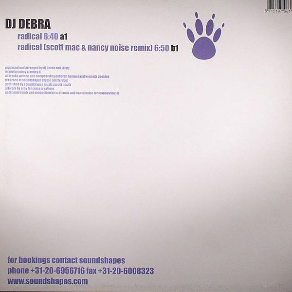 DJ Debra - Radical | Excellent (EX) Very Good (VG)--