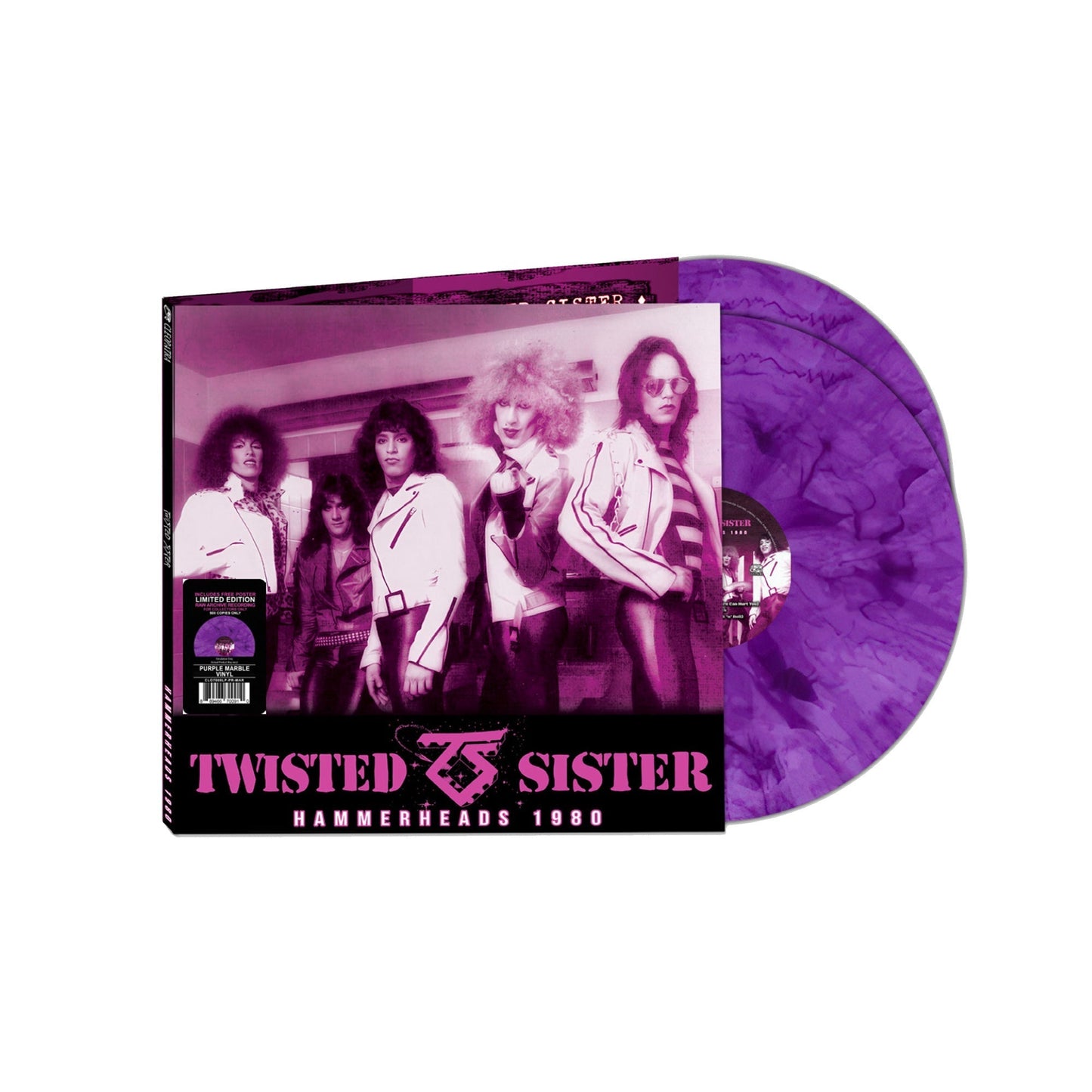 Twisted Sister - (PRE-ORDER 12/26/2025) Hammerheads 1980 [Limited Edition Purple Marble Vinyl] [2xLP] |-