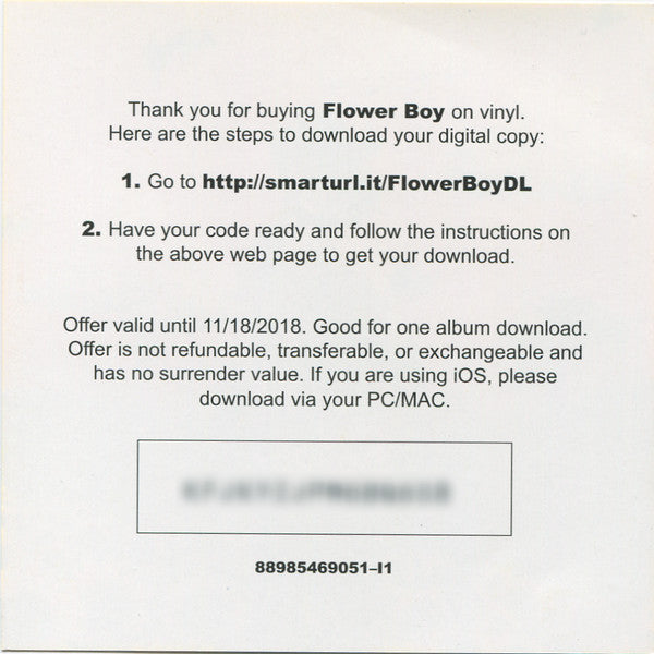 Tyler, The Creator - Scum Fuck Flower Boy | Mint (M) Mint (M)-