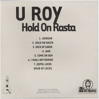 U-Roy - Hold On Rasta | Mint (M) Mint (M)-