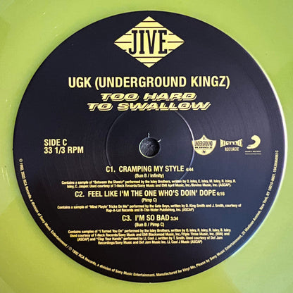 UGK - Too Hard to Swallow (2xCOLOR VINYL / VMP) | Mint (M) Mint (M)-