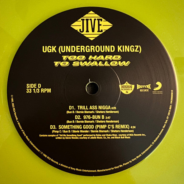 UGK - Too Hard to Swallow (2xCOLOR VINYL / VMP) | Mint (M) Mint (M)-