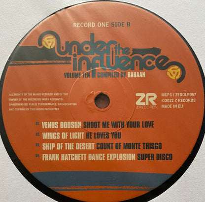 Under The Influence Volume Ten (A Collection Of Rare Funk & Disco) | Mint (M) Mint (M)-
