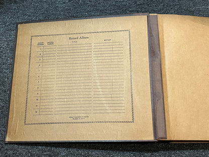 Va - 12 Page 12" 78RPM Record Book | Excellent+ (EX+)--