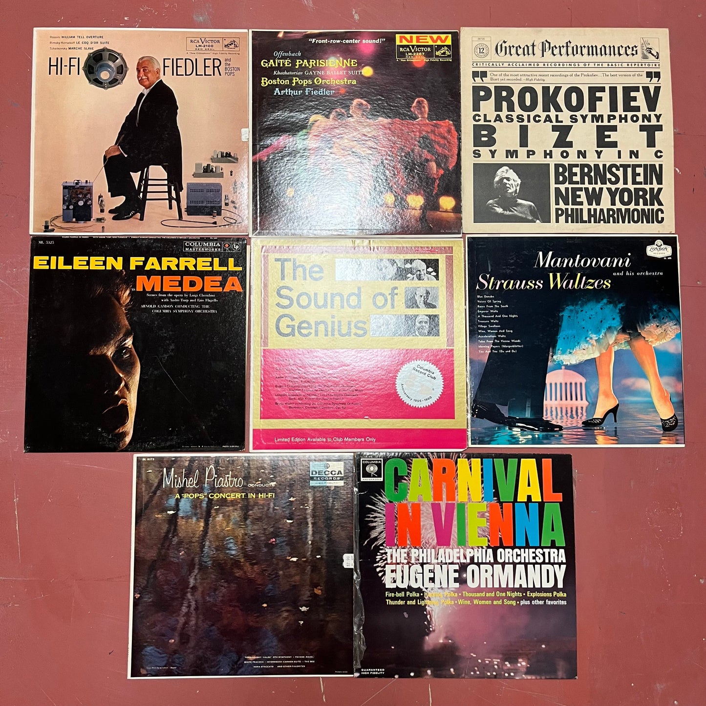 Various - 8 CLASSICAL MUSIC VINYL RECORD ALBUM LPS <EX CONDITIONS> | Very Good Plus (VG+) Very Good Plus (VG+)-