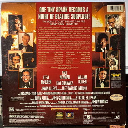 - THE TOWERING INFERNO (LASER DISC MOVIE) WIDESCREEN |--