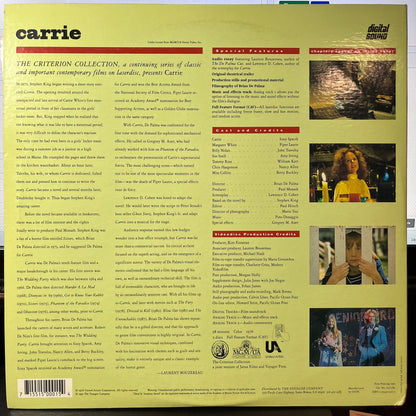 - CARRIE (LASER DISC MOVIE) |--