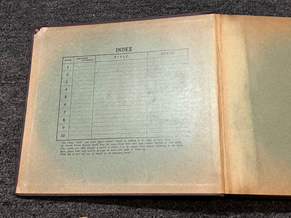 RCA (2) - 10 PAGE BOOK 78RPM 10" RECORDS | Very Good Plus (VG+)-