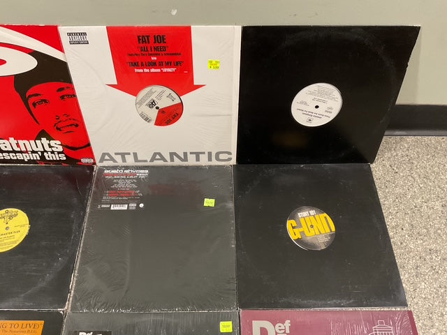 Various - 12 HIP HOP RECODS VINYL LOT |-