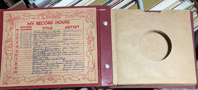 Va - 7INCH VINYL 45RPM RECORD BOOK *EMBOSSED ART* |--