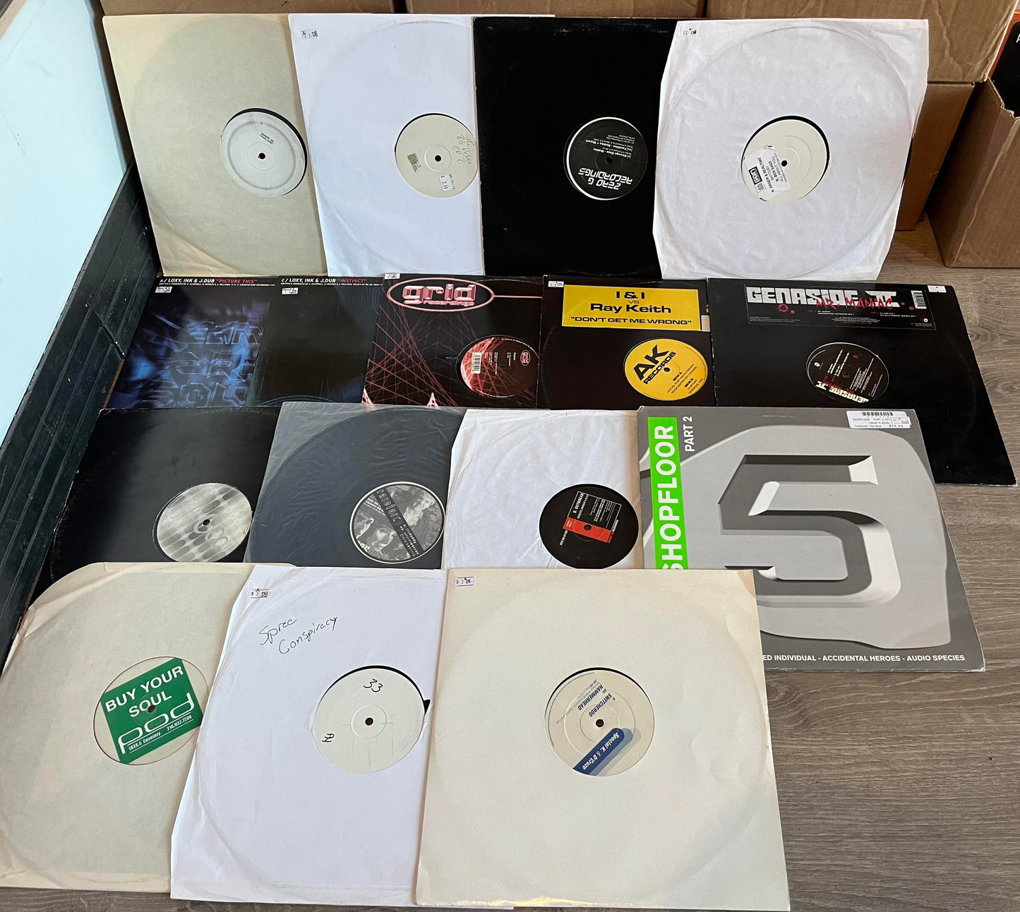 Various - 16 DRUM & BASS VINYL COLLECTION LOT |-