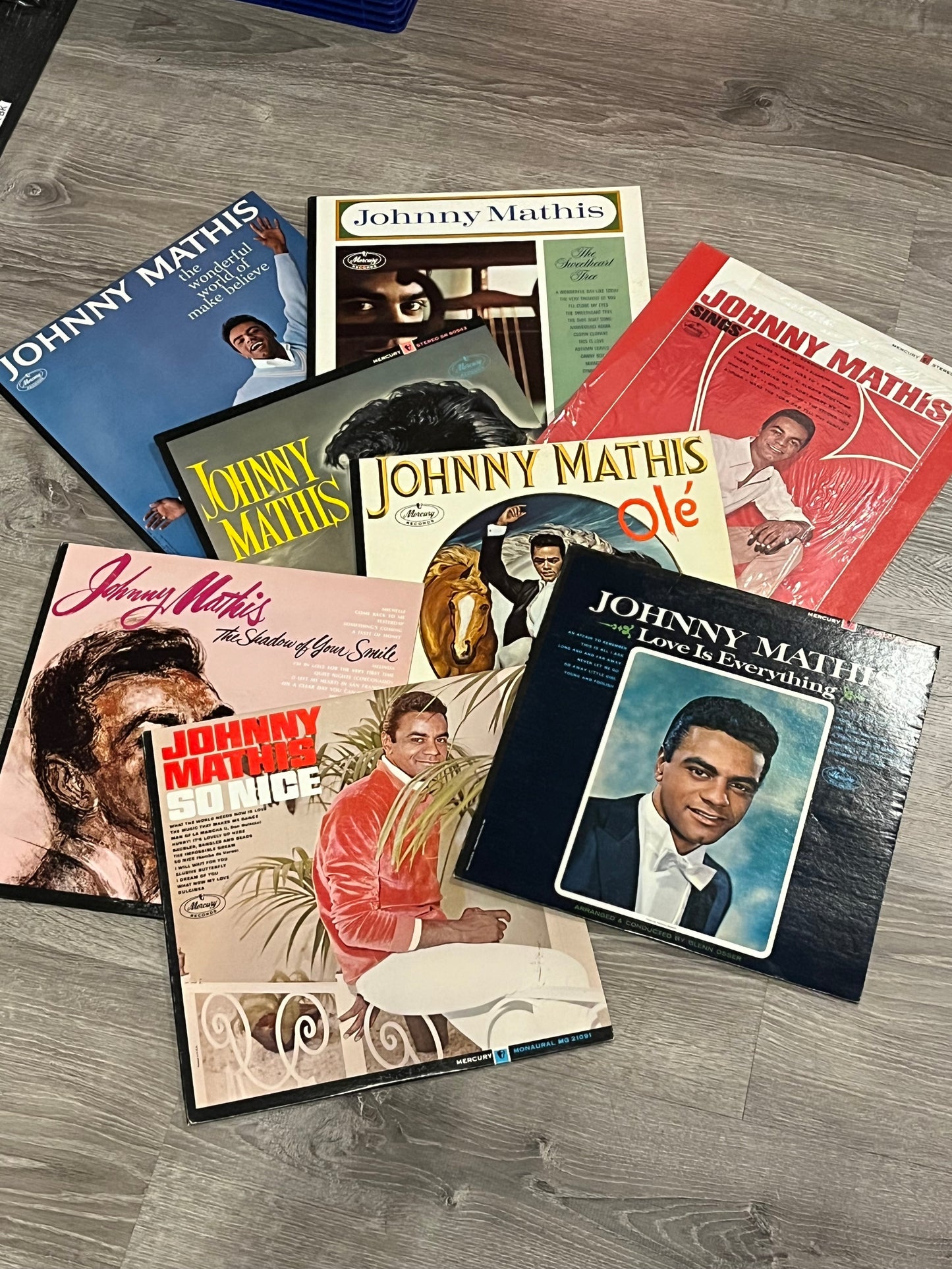 Johnny Mathis - 8 MERCURY LABEL VINYL ALBUMS | Very Good Plus (VG+) Very Good Plus (VG+)--