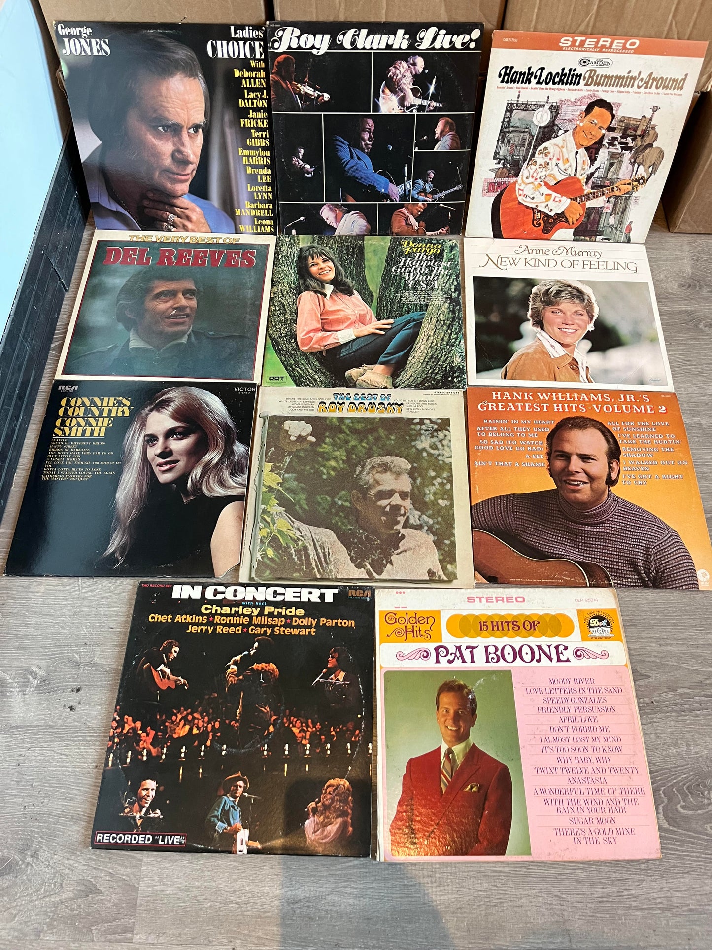 Various - 11 COUNTRY VINYL LPs COLLECTION LOT |-