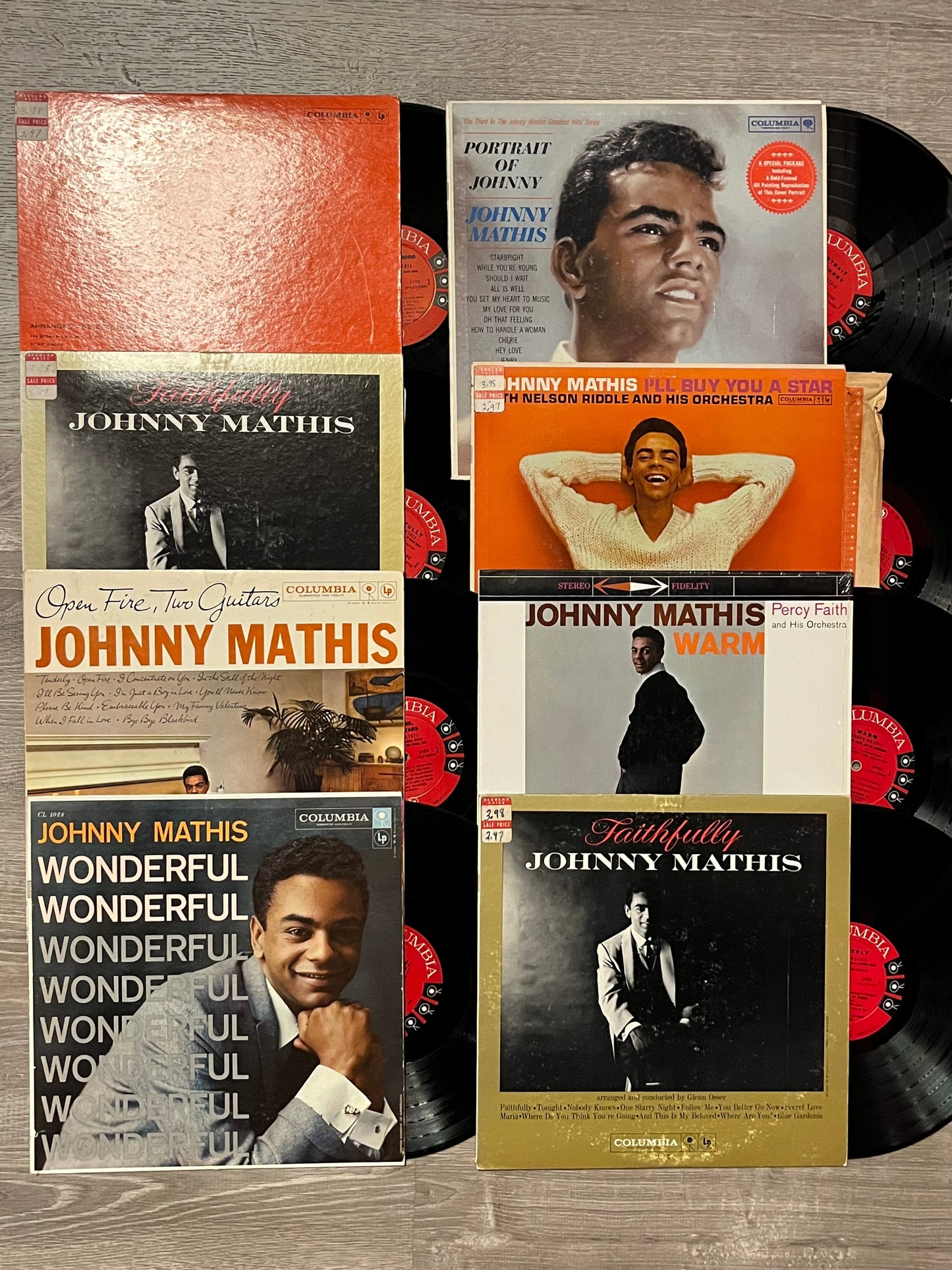 Johnny Mathis - 8 LPS / MONO SIX EYE LOT COLLECTION | Very Good Plus (VG+) Excellent (EX)--